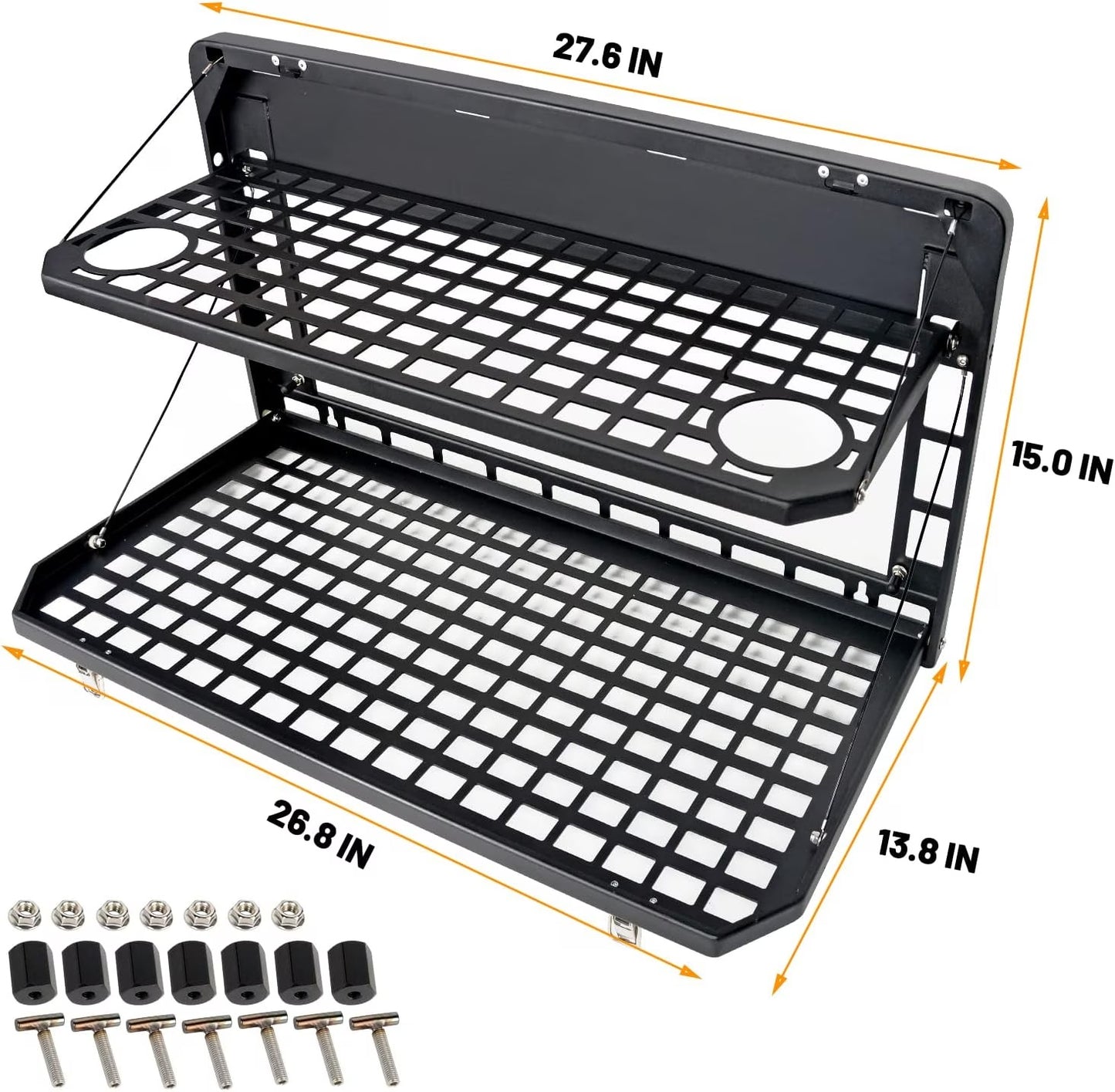 Moose Country Mods: Ford Bronco Tailgate Table & MOLLE Storage Shelf – Beast Mode Edition