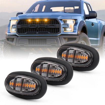 F150 Raptor Middle Net Front LED Amber Small Yellow Light